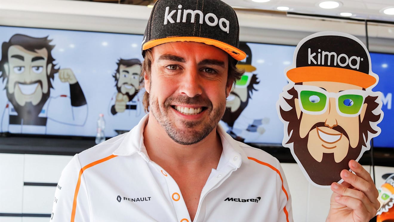 Fernando Alonso (ESP) McLaren celebrates his Birthday at Formula One World Championship, Rd12, Hungarian Grand Prix, Race, Hungaroring, Hungary, Sunday 29 July 2018. © Steven Tee/LAT/Sutton Images