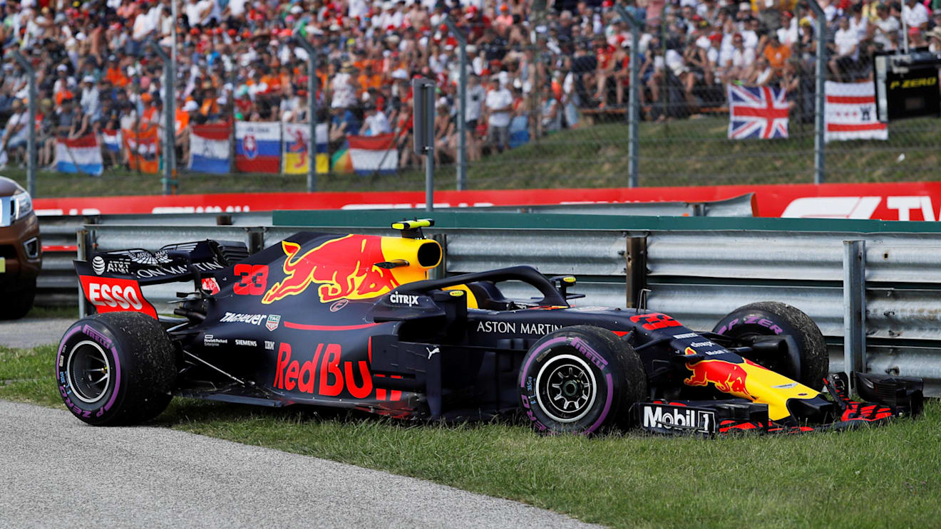 Race retiree Max Verstappen (NED) Red Bull Racing at Formula One World Championship, Rd12, Hungarian Grand Prix, Race, Hungaroring, Hungary, Sunday 29 July 2018. © Manuel Goria/Sutton Images