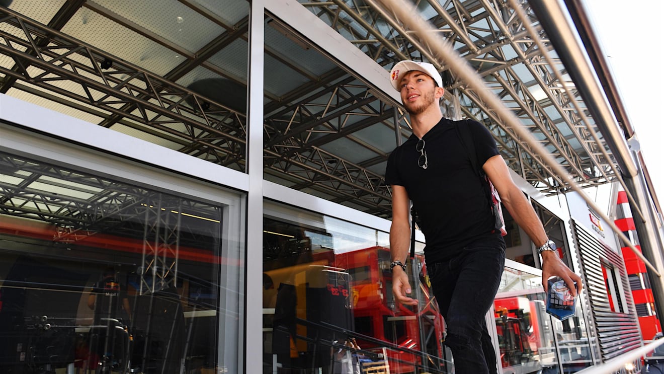 Pierre Gasly (FRA) Scuderia Toro Rosso at Formula One World Championship, Rd12, Hungarian Grand Prix, Preparations, Hungaroring, Hungary, Thursday 26 July 2018. © Mark Sutton/Sutton Images