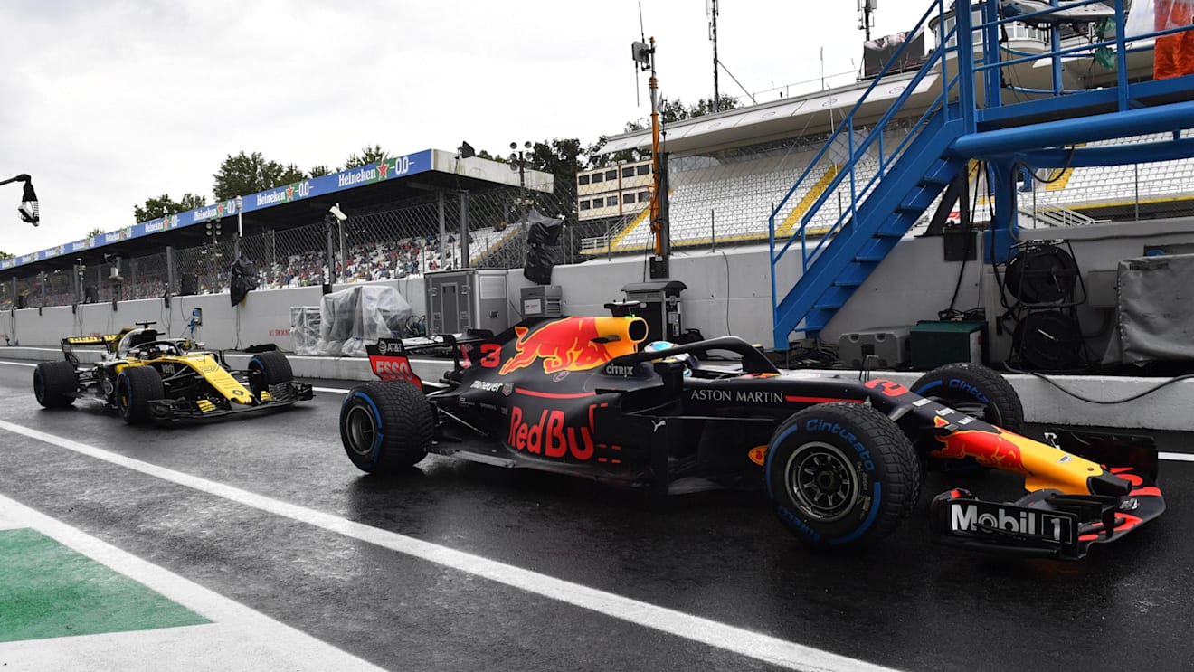 Daniel Ricciardo, Red Bull Racing RB14 at Formula One World Championship, Rd14, Italian Grand Prix, Practice, Monza, Italy, Friday 31 August 2018. © Mark Sutton/Sutton Images