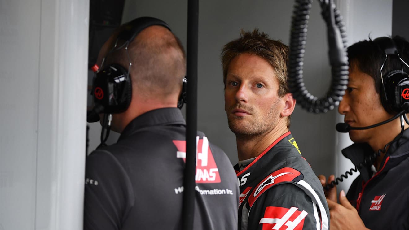 Romain Grosjean, Haas F1 Team at Formula One World Championship, Rd14, Italian Grand Prix, Practice, Monza, Italy, Friday 31 August 2018. © Mark Sutton/Sutton Images