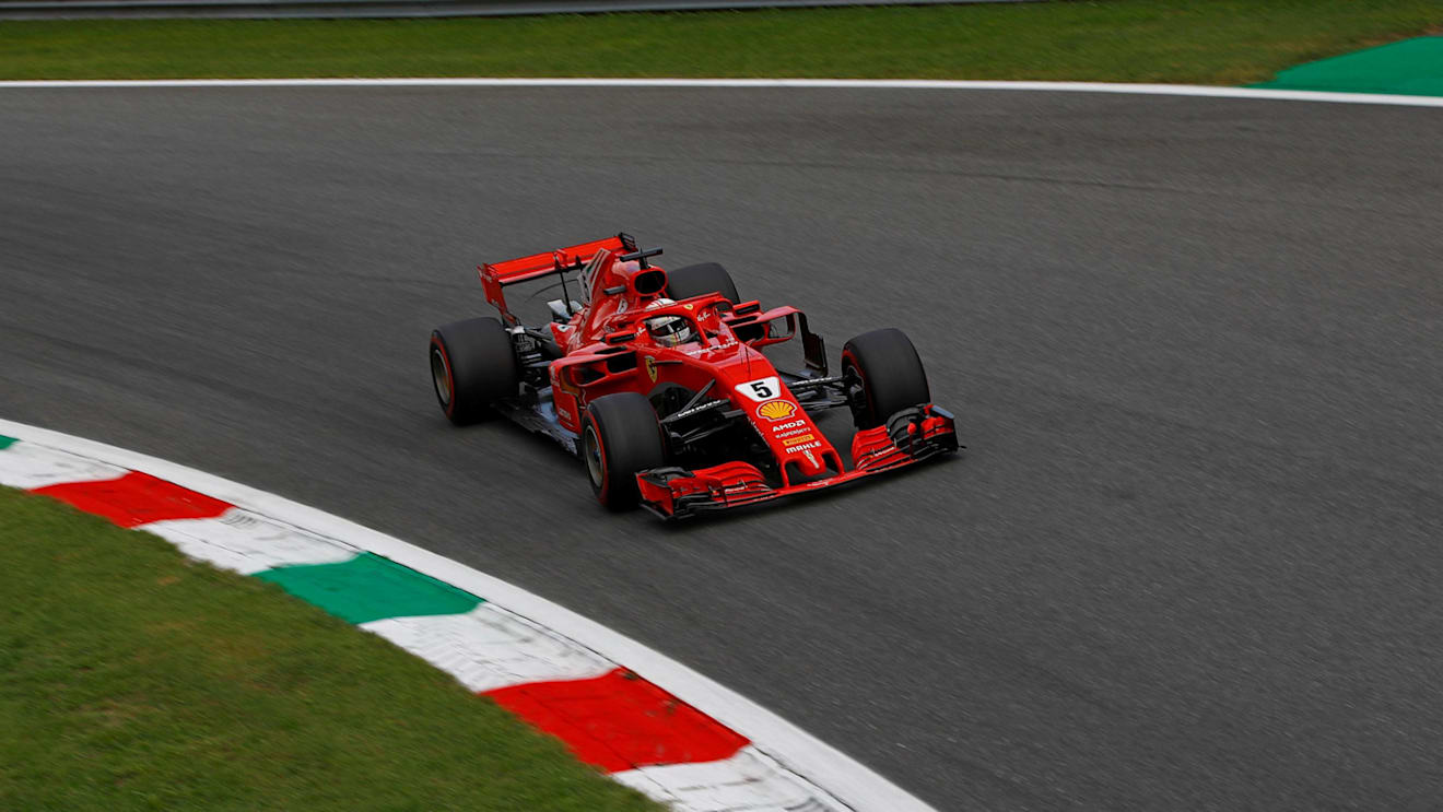 Sebastian Vettel, Ferrari SF71H at Formula One World Championship, Rd14, Italian Grand Prix, Qualifying, Monza, Italy, Saturday 1 September 2018. © Manuel Goria/Sutton Images