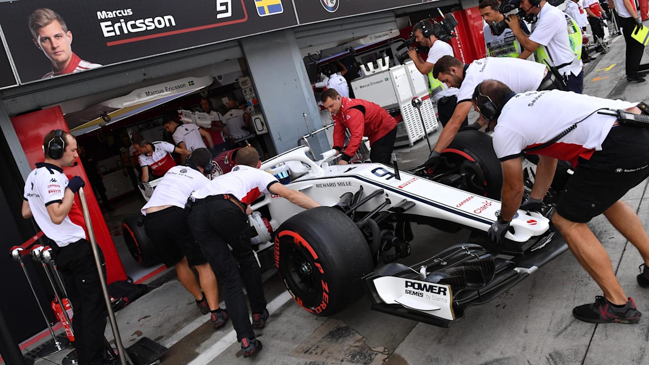 Marcus Ericsson, Alfa Romeo Sauber C37 at Formula One World Championship, Rd14, Italian Grand Prix, Qualifying, Monza, Italy, Saturday 1 September 2018. © Mark Sutton/Sutton Images