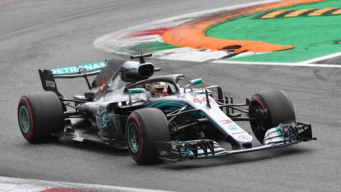 Lewis Hamilton, Mercedes AMG F1 W09 at Formula One World Championship, Rd14, Italian Grand Prix, Race, Monza, Italy, Sunday 2 September 2018. © Jerry Andre/Sutton Images