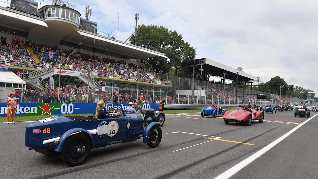 Drivers parade at Formula One World Championship, Rd14, Italian Grand Prix, Race, Monza, Italy, Sunday 2 September 2018. © Mark Sutton/Sutton Images