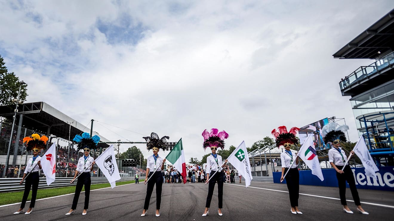 Girls on the grid at Formula One World Championship, Rd14, Italian Grand Prix, Race, Monza, Italy, Sunday 2 September 2018. © Manuel Goria/Sutton Images