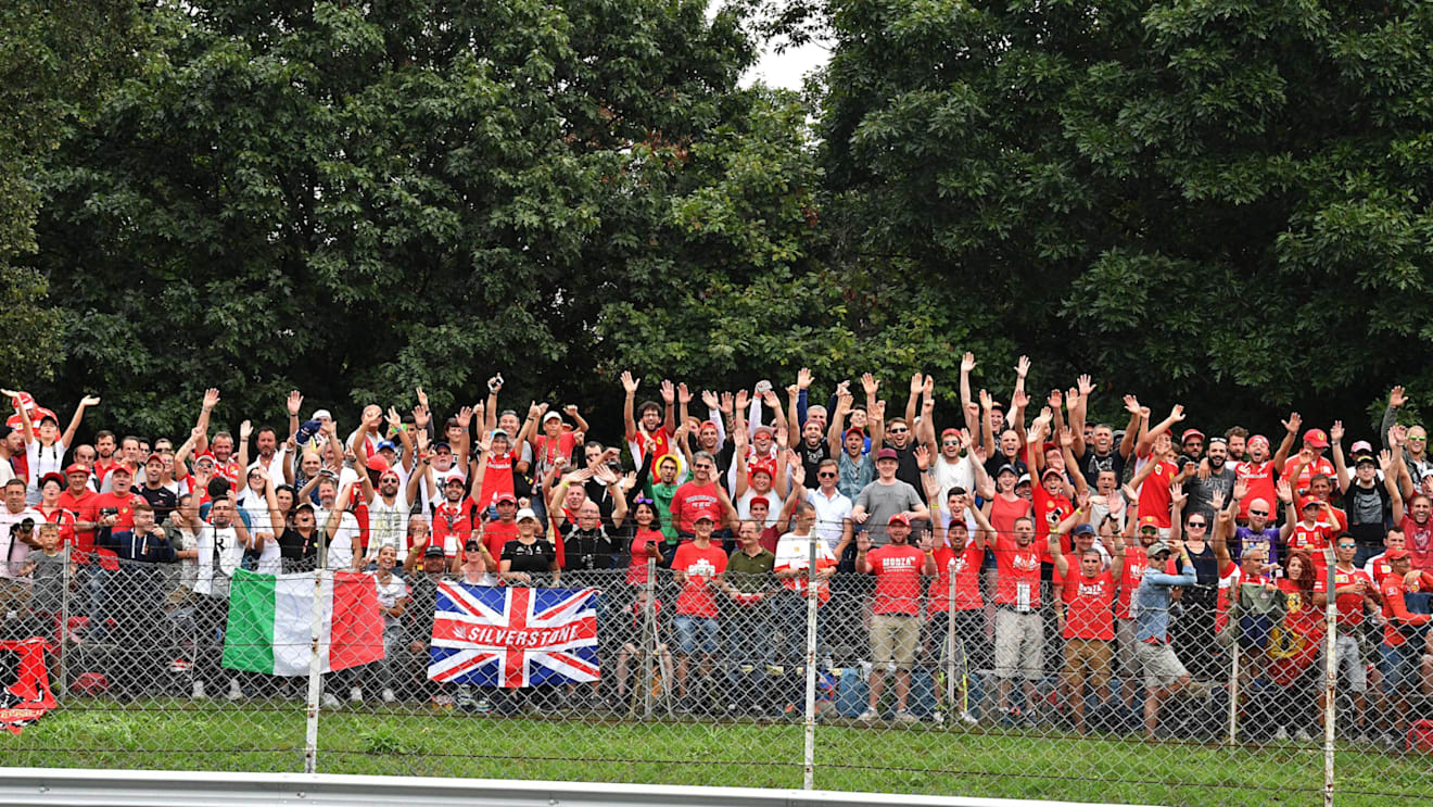 Fans at Formula One World Championship, Rd14, Italian Grand Prix, Race, Monza, Italy, Sunday 2 September 2018. © Mark Sutton/Sutton Images