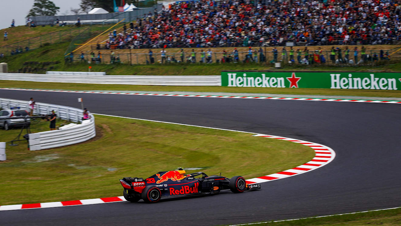 Max Verstappen, Red Bull Racing RB14 at Formula One World Championship, Rd17, Japanese Grand Prix, Practice, Suzuka, Japan, Friday 5 October 2018.