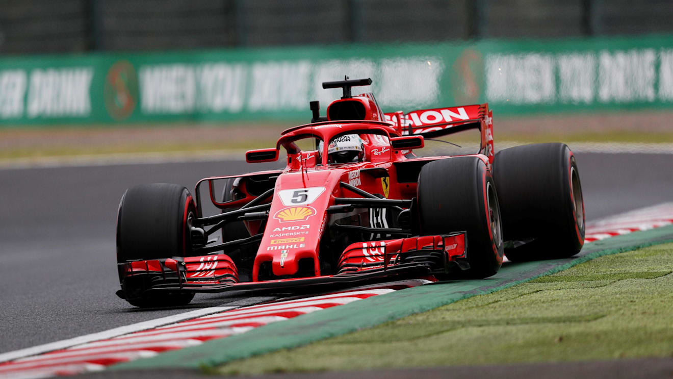 Sebastian Vettel, Ferrari SF71H at Formula One World Championship, Rd17, Japanese Grand Prix, Practice, Suzuka, Japan, Friday 5 October 2018.