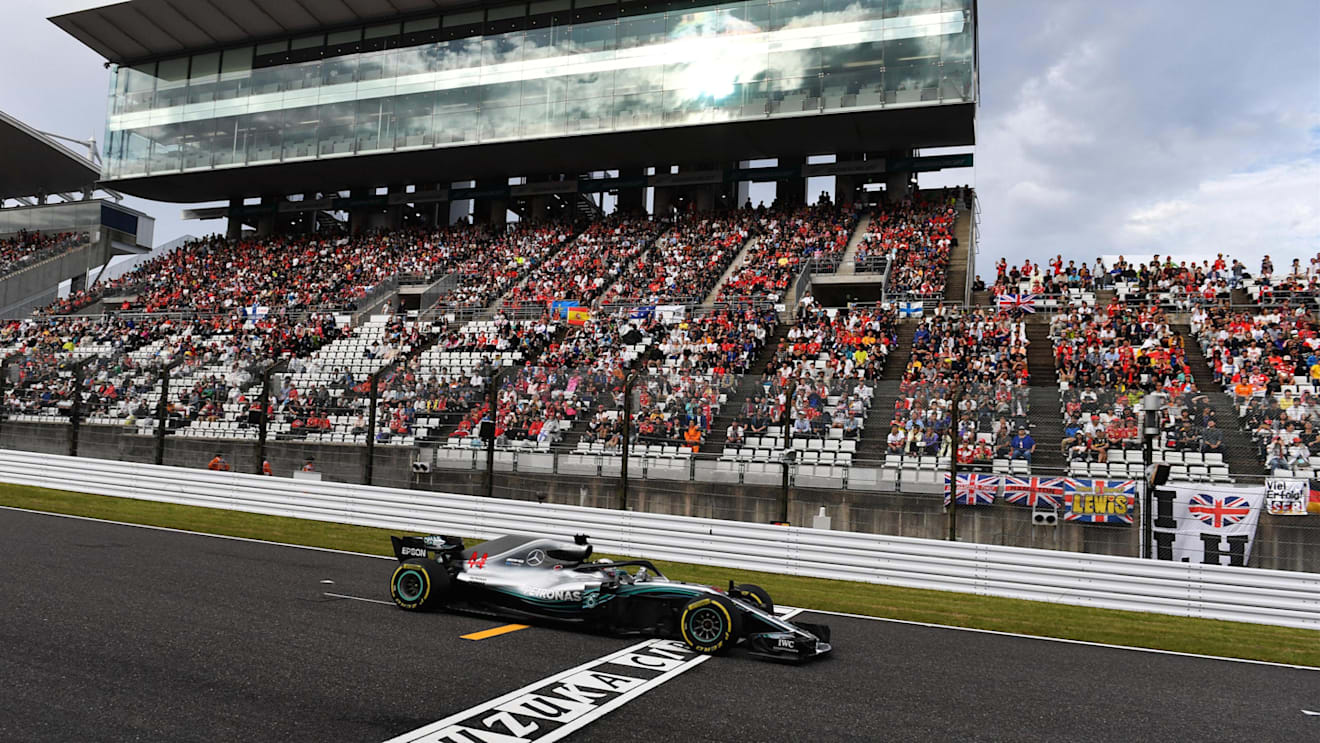 Lewis Hamilton, Mercedes-AMG F1 W09 EQ Power+ at Formula One World Championship, Rd17, Japanese Grand Prix, Qualifying, Suzuka, Japan, Saturday 6 October 2018.