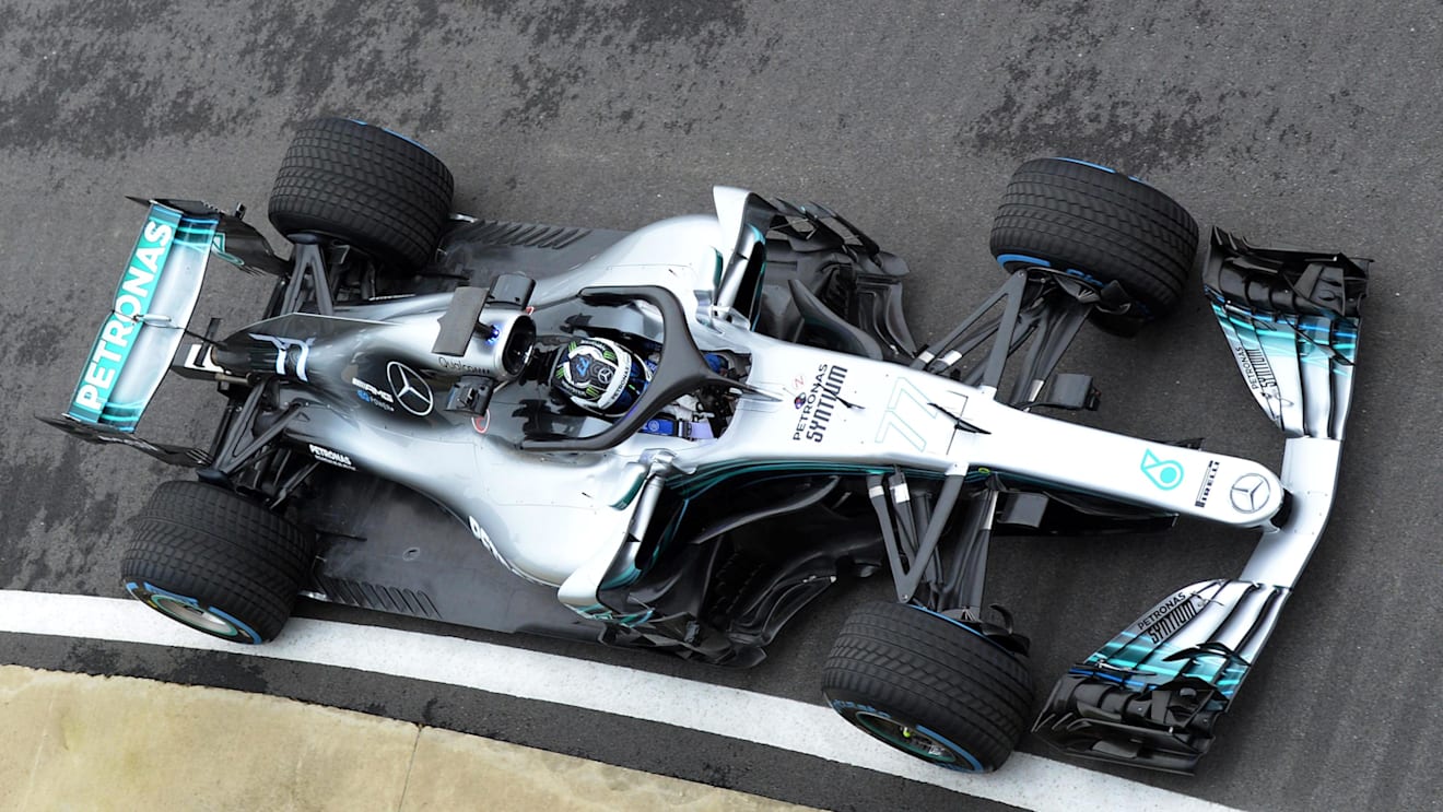 Valtteri Bottas (FIN) Mercedes-AMG F1 W09 EQ Power+ at Mercedes-AMG F1 W09 EQ Power+ Launch and First Run, Silverstone, England, 22 February 2018. © Simon Galloway/Sutton Images