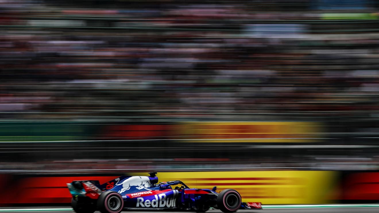 Brendon Hartley, Scuderia Toro Rosso STR13 at Formula One World Championship, Rd19, Mexican Grand Prix, Qualifying, Circuit Hermanos Rodriguez, Mexico City, Mexico, Saturday 27 October 2018.