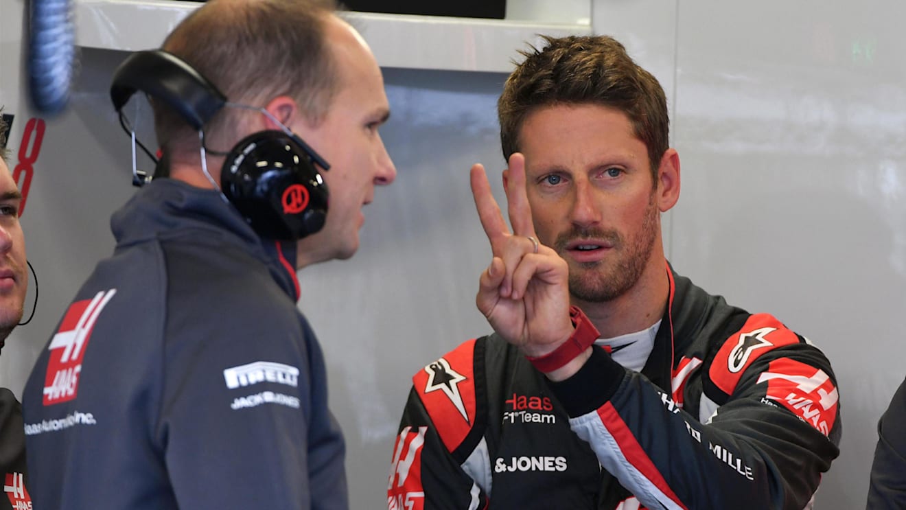 Romain Grosjean, Haas F1 Team at Formula One World Championship, Rd19, Mexican Grand Prix, Qualifying, Circuit Hermanos Rodriguez, Mexico City, Mexico, Saturday 27 October 2018.