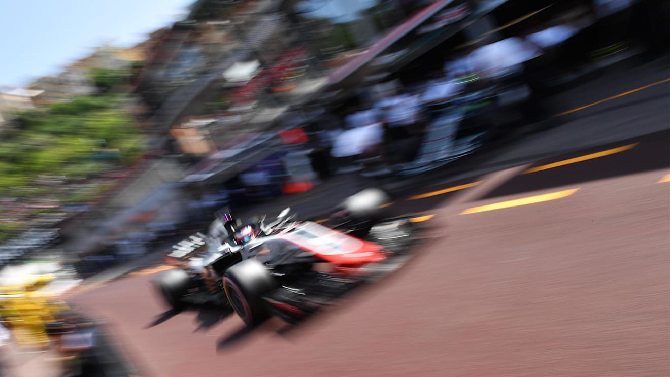 Romain Grosjean (FRA) Haas VF-18 at Formula One World Championship, Rd6, Monaco Grand Prix, Qualifying, Monte-Carlo, Monaco, Saturday 26 May 2018. © Mark Sutton/Sutton Images