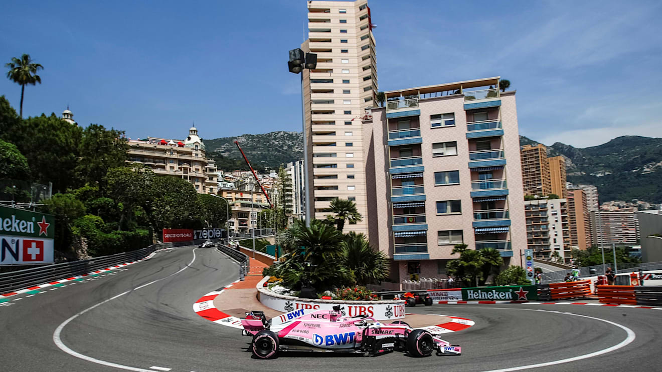 Sergio Perez (MEX) Force India VJM11 at Formula One World Championship, Rd6, Monaco Grand Prix, Qualifying, Monte-Carlo, Monaco, Saturday 26 May 2018. © Manuel Goria/Sutton Images