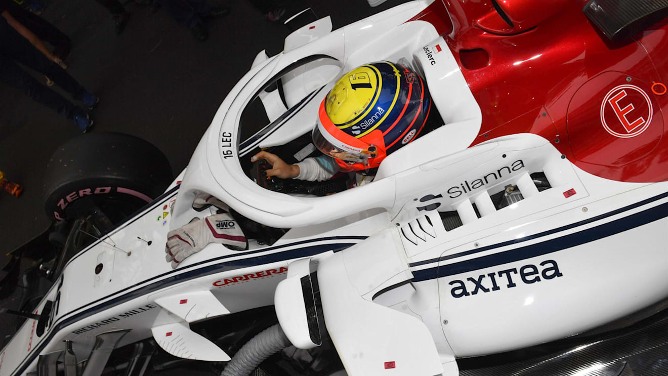 Charles Leclerc (MON) Alfa Romeo Sauber C37 on the grid at Formula One World Championship, Rd6, Monaco Grand Prix, Race, Monte-Carlo, Monaco, Sunday 27 May 2018. © Mark Sutton/Sutton Images