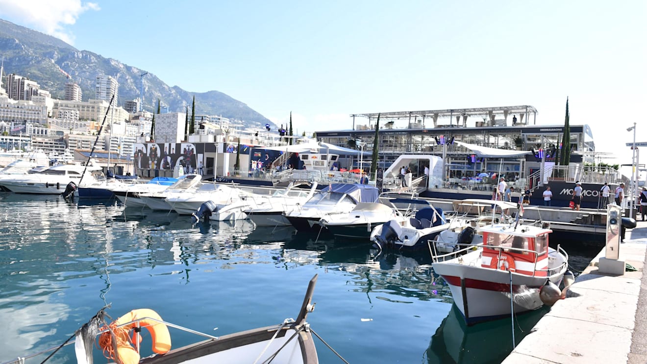 Boats in the Harbour at Formula One World Championship, Rd6, Monaco Grand Prix, Practice, Monte-Carlo, Monaco, Thursday 24 May 2018. © Mark Sutton/Sutton Images