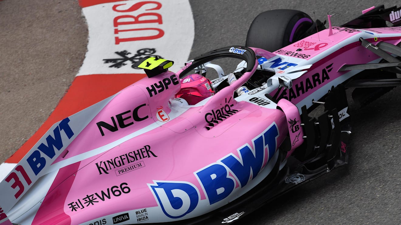 Esteban Ocon (FRA) Force India VJM11 at Formula One World Championship, Rd6, Monaco Grand Prix, Practice, Monte-Carlo, Monaco, Thursday 24 May 2018. © Jerry Andre/Sutton Images