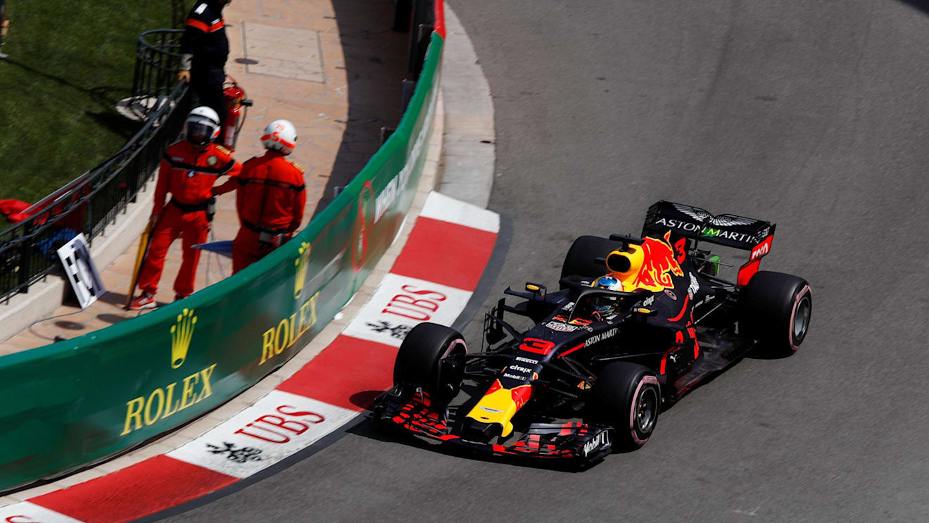 Daniel Ricciardo (AUS) Red Bull Racing RB14 at Formula One World Championship, Rd6, Monaco Grand Prix, Practice, Monte-Carlo, Monaco, Thursday 24 May 2018. © Manuel Goria/Sutton Images