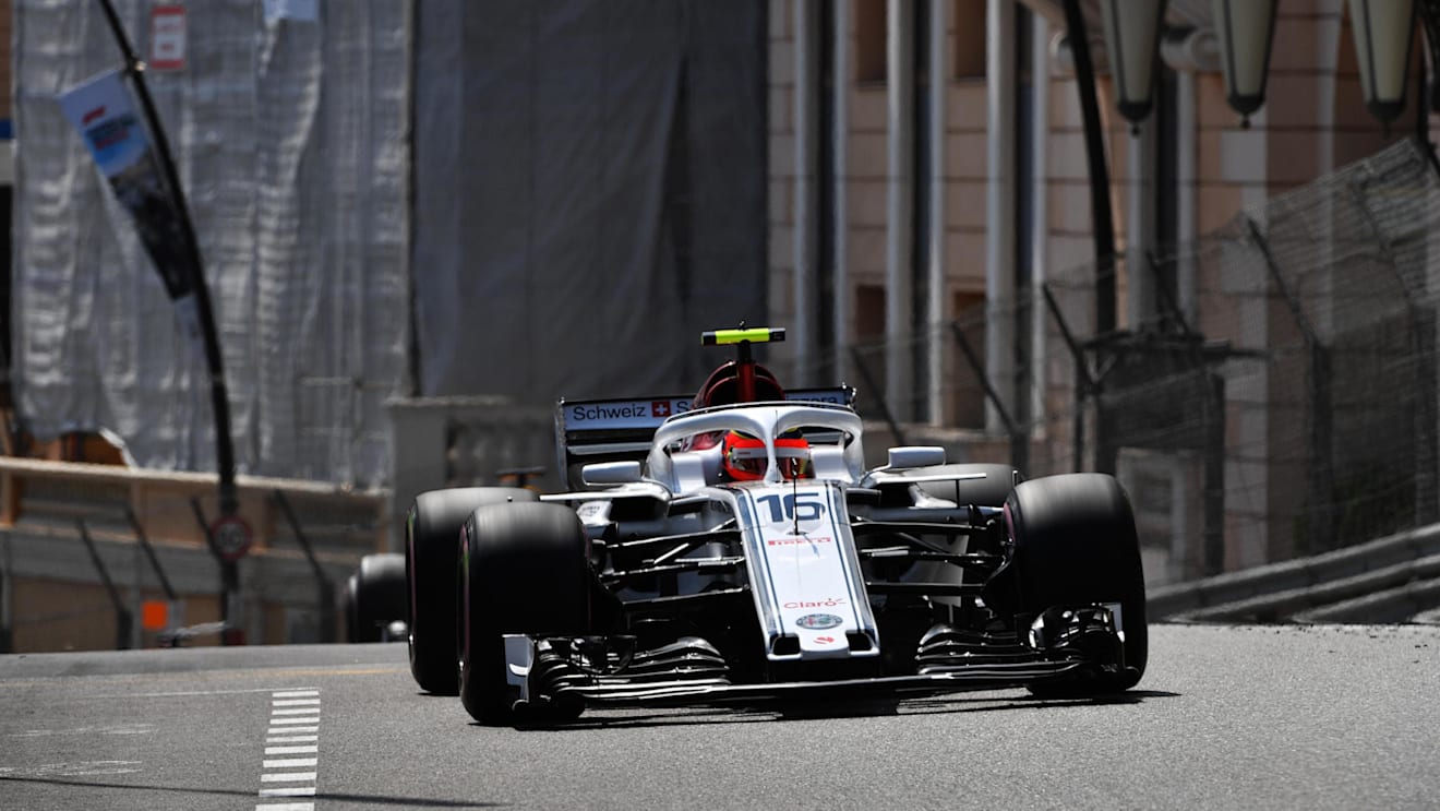 Charles Leclerc (MON) Alfa Romeo Sauber C37 at Formula One World Championship, Rd6, Monaco Grand Prix, Practice, Monte-Carlo, Monaco, Thursday 24 May 2018. © Mark Sutton/Sutton Images