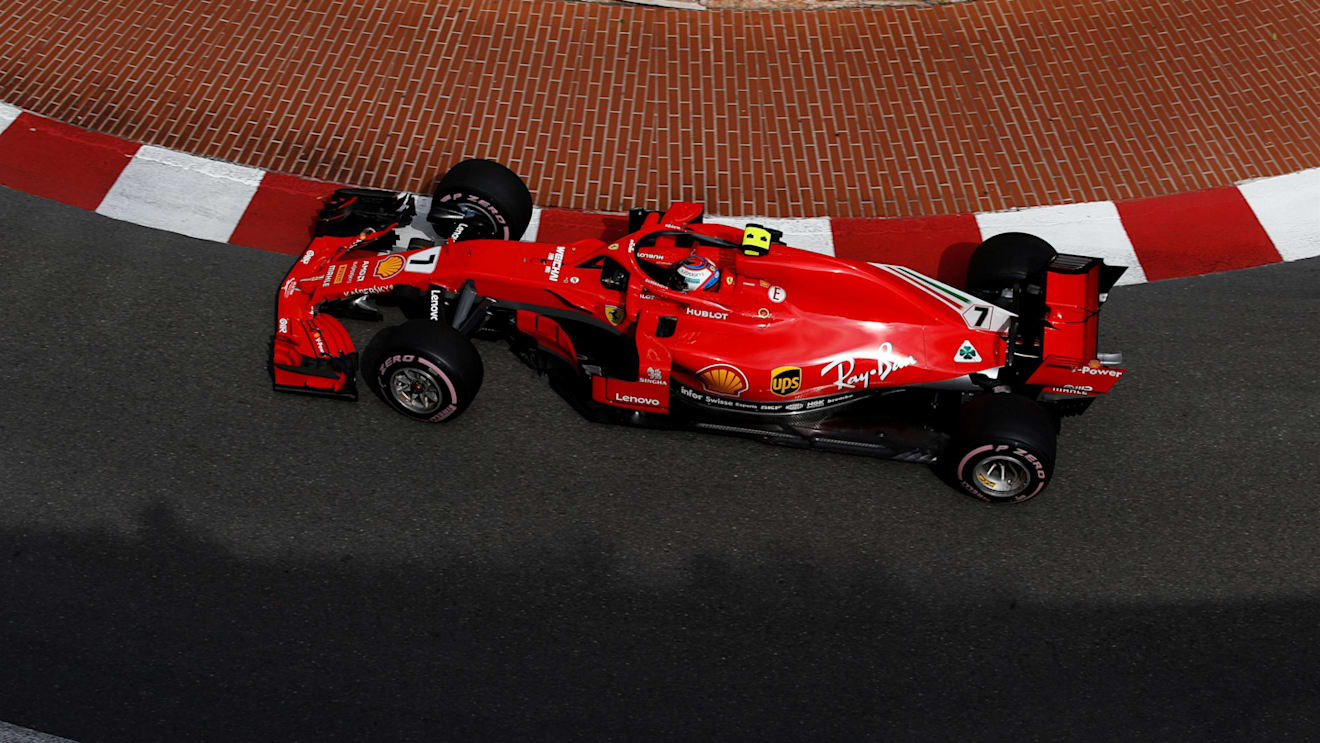 Kimi Raikkonen (FIN) Ferrari SF-71H at Formula One World Championship, Rd6, Monaco Grand Prix, Practice, Monte-Carlo, Monaco, Thursday 24 May 2018. © Manuel Goria/Sutton Images