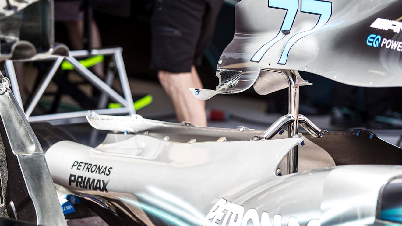 Mercedes-AMG F1 W09 EQ Power+ bodywork at Formula One World Championship, Rd6, Monaco Grand Prix, Preparations, Monte-Carlo, Monaco, Wednesday 23 May 2018. © Manuel Goria/Sutton Images
