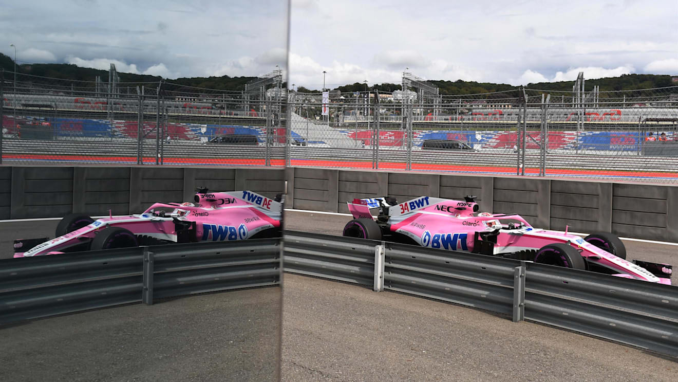 Nicholas Latifi, Force India VJM11 at Formula One World Championship, Rd16, Russian Grand Prix, Practice, Sochi Autodrom, Sochi, Krasnodar Krai, Russia, Friday 28 September 2018.