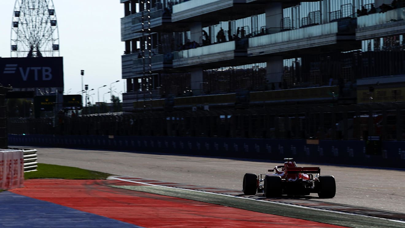 Kimi Raikkonen, Ferrari SF71H at Formula One World Championship, Rd16, Russian Grand Prix, Qualifying, Sochi Autodrom, Sochi, Krasnodar Krai, Russia, Saturday 29 September 2018.