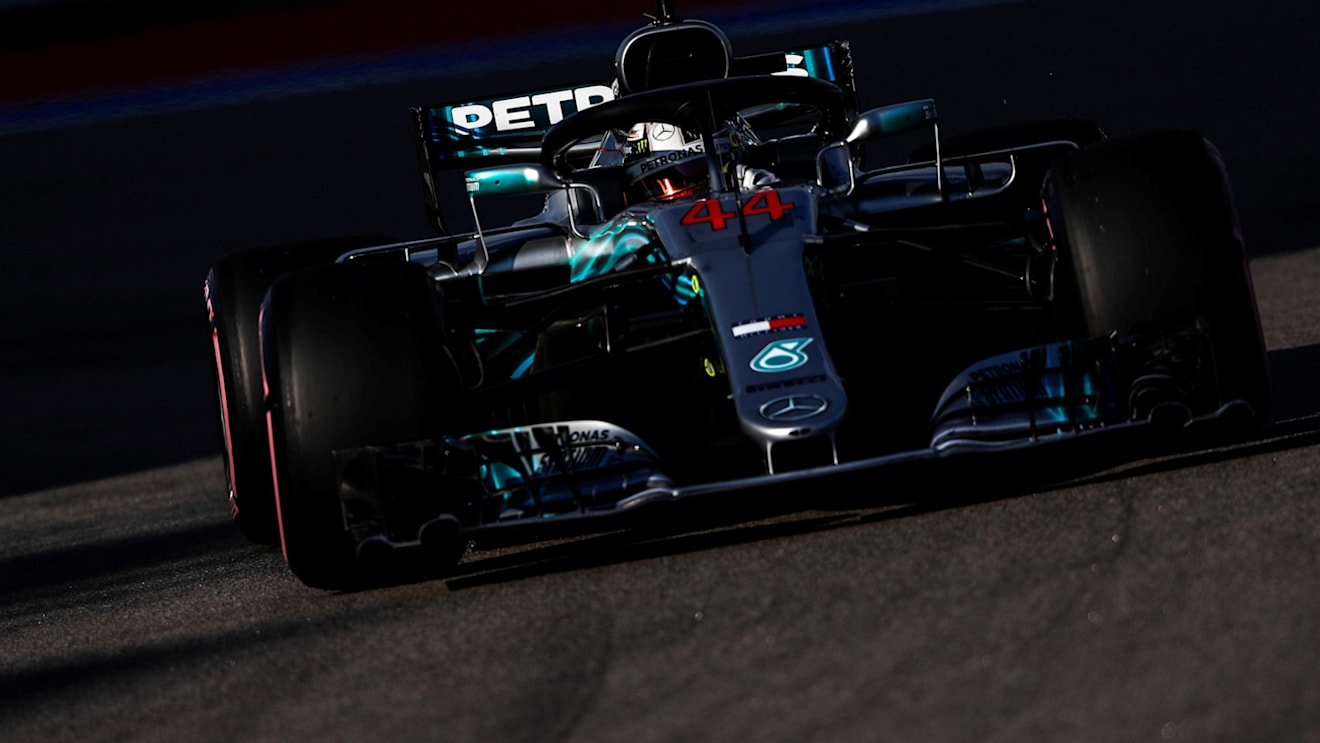 Lewis Hamilton, Mercedes AMG F1 W09 EQ Power+ at Formula One World Championship, Rd16, Russian Grand Prix, Qualifying, Sochi Autodrom, Sochi, Krasnodar Krai, Russia, Saturday 29 September 2018.