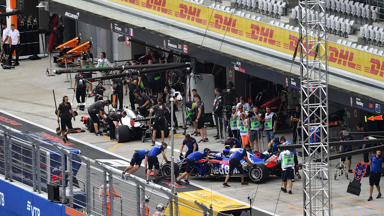 Pierre Gasly, Scuderia Toro Rosso STR13 at Formula One World Championship, Rd16, Russian Grand Prix, Qualifying, Sochi Autodrom, Sochi, Krasnodar Krai, Russia, Saturday 29 September 2018.