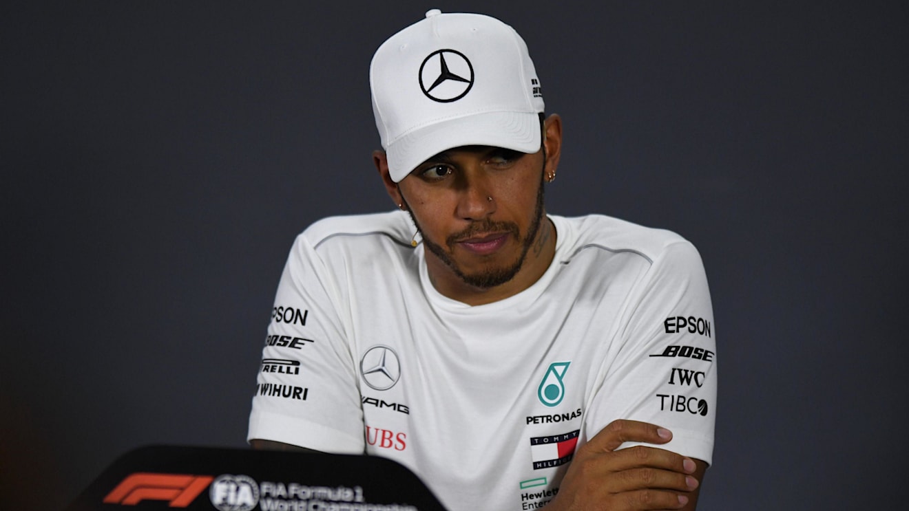 Lewis Hamilton, Mercedes AMG F1 in the Press Conference at Formula One World Championship, Rd16, Russian Grand Prix, Race, Sochi Autodrom, Sochi, Krasnodar Krai, Russia, Sunday 30 September 2018.