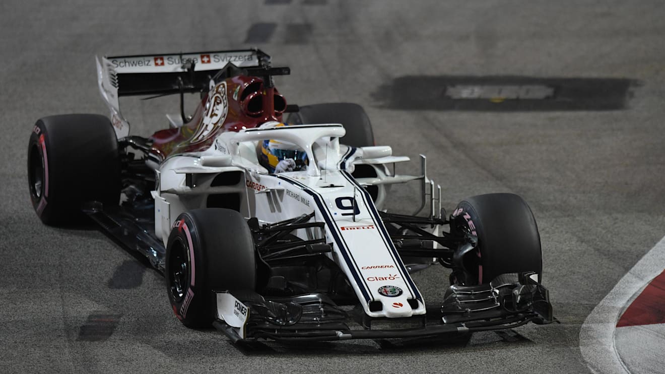 Marcus Ericsson, Alfa Romeo Sauber C37 at Formula One World Championship, Rd15, Singapore Grand Prix, Qualifying, Marina Bay Circuit, Singapore, Saturday 15 September 2018.