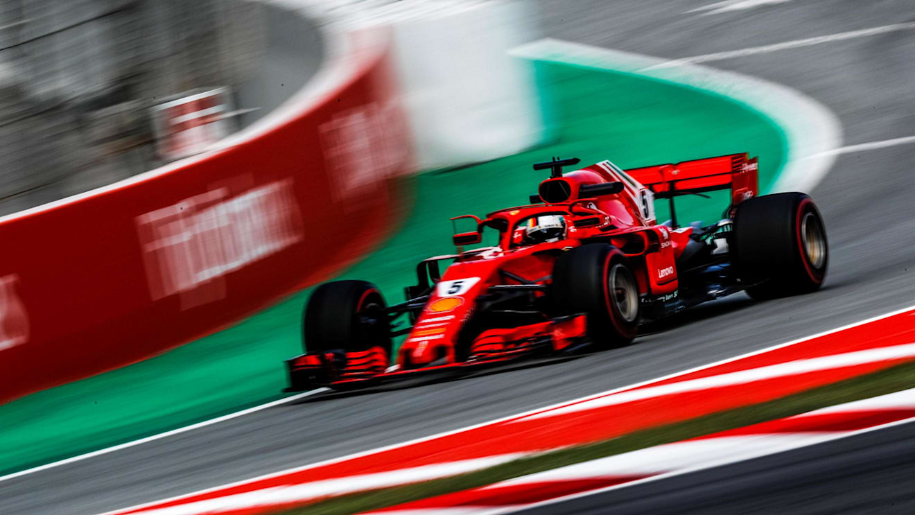 Sebastian Vettel (GER) Ferrari SF-71H at Formula One World Championship, Rd5, Spanish Grand Prix, Practice, Barcelona, Spain, Friday 11 May 2018. © Manuel Goria/Sutton Images