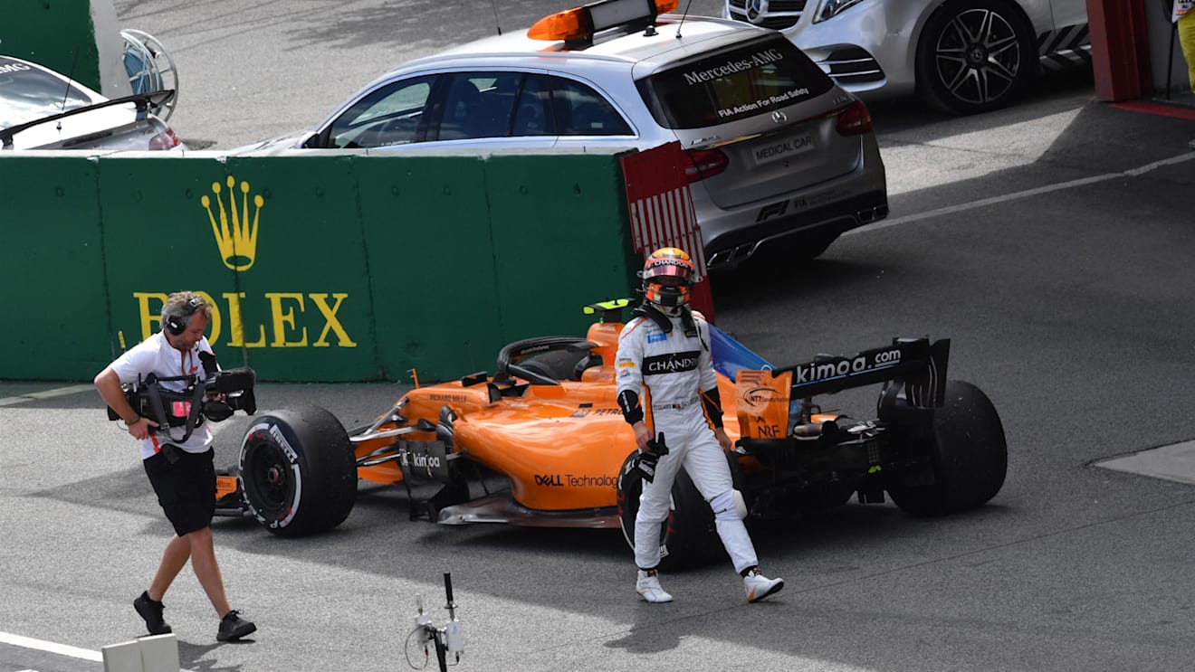 Race retiree Stoffel Vandoorne (BEL) McLaren MCL33 at Formula One World Championship, Rd5, Spanish Grand Prix, Race, Barcelona, Spain, Sunday 13 May 2018. © Jerry Andre/Sutton Images