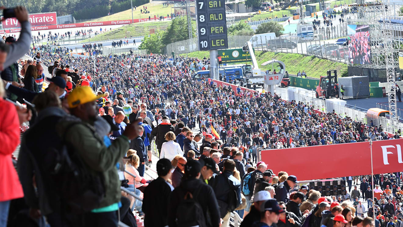 Fans invade the track at Formula One World Championship, Rd5, Spanish Grand Prix, Race, Barcelona, Spain, Sunday 13 May 2018. © Jerry Andre/Sutton Images