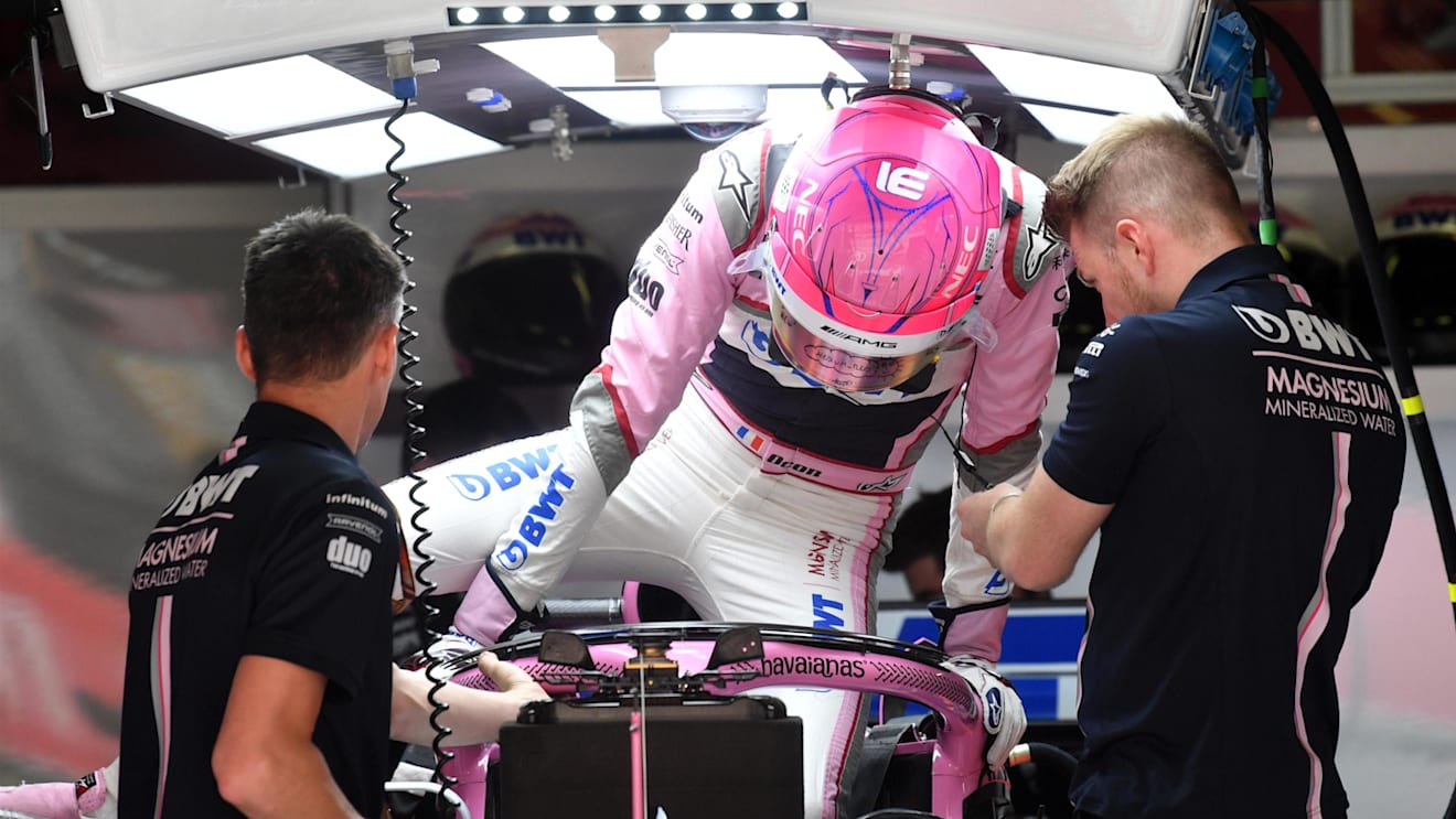 Esteban Ocon (FRA) Force India VJM11 at Formula One World Championship, Rd5, Spanish Grand Prix, Preparations, Barcelona, Spain, Thursday 10 May 2018. © Mark Sutton/Sutton Images