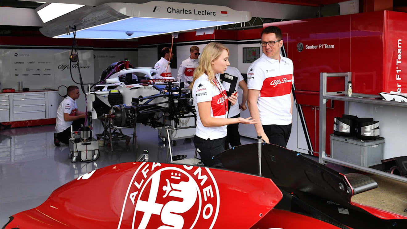 Ruth Buscombe (GBR) Alfa Romeo Sauber F1 Team Race Strategist at Formula One World Championship, Rd5, Spanish Grand Prix, Preparations, Barcelona, Spain, Thursday 10 May 2018. © Mark Sutton/Sutton Images