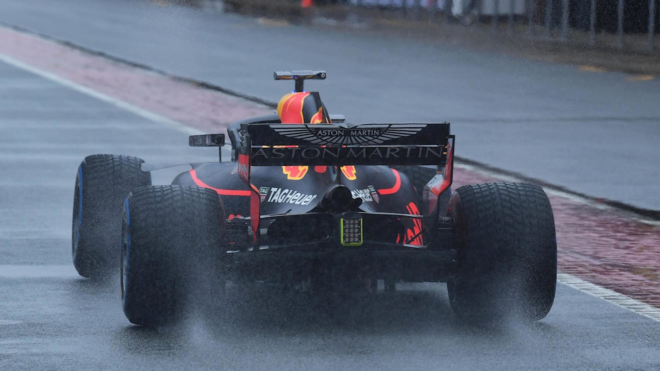 Daniel Ricciardo (AUS) Red Bull Racing RB14 at Formula One Testing, Day Three, Barcelona, Spain, 28 February 2018. © Mark Sutton/Sutton Images
