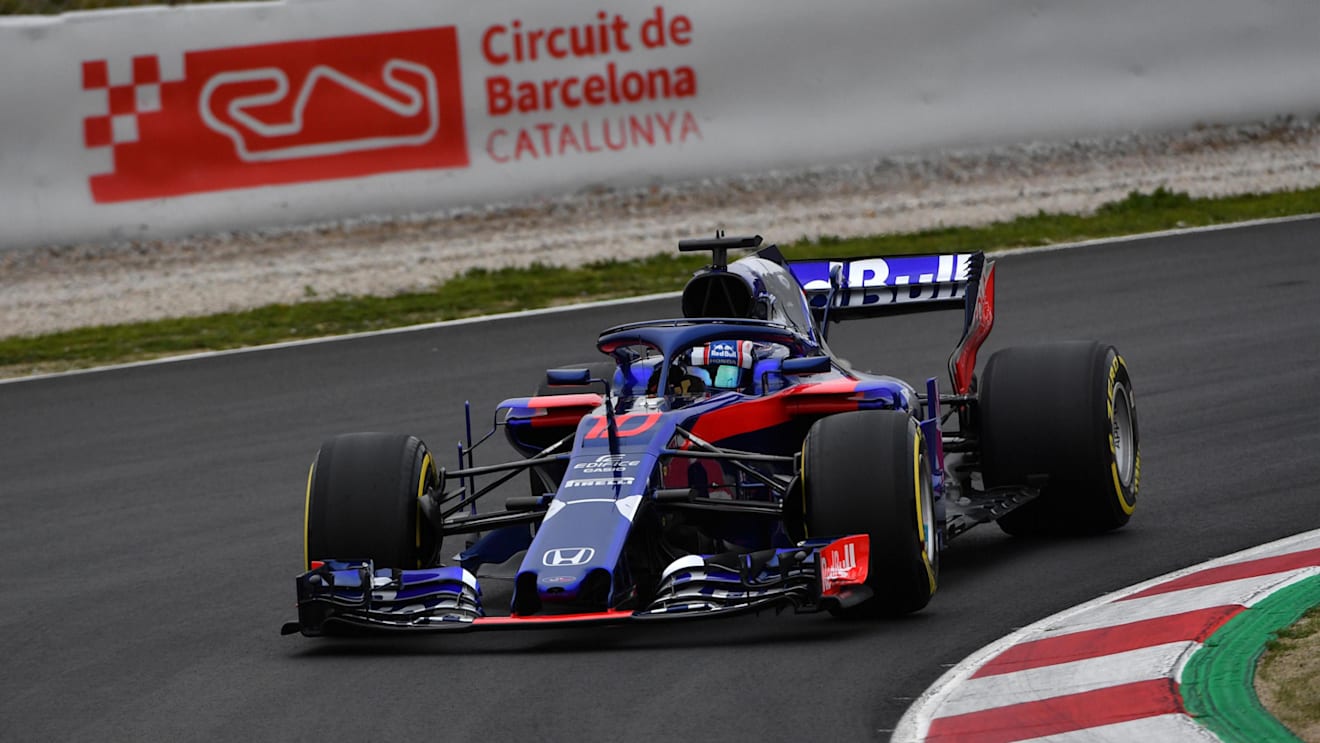 Pierre Gasly (FRA) Scuderia Toro Rosso STR13 at Formula One Testing, Day Two, Barcelona, Spain, 27 February 2018. © Mark Sutton/Sutton Images