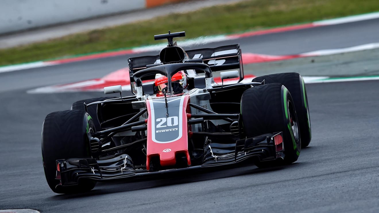 Kevin Magnussen (DEN) Haas VF-18 at Formula One Testing, Day Two, Barcelona, Spain, 27 February 2018. © Jerry Andre/Sutton Images