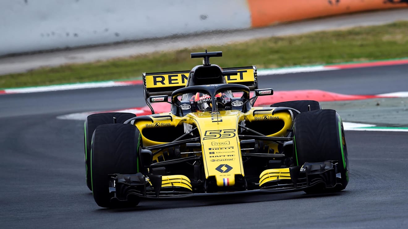 Carlos Sainz jr (ESP) Renault Sport F1 Team RS18 at Formula One Testing, Day Two, Barcelona, Spain, 27 February 2018. © Jerry Andre/Sutton Images