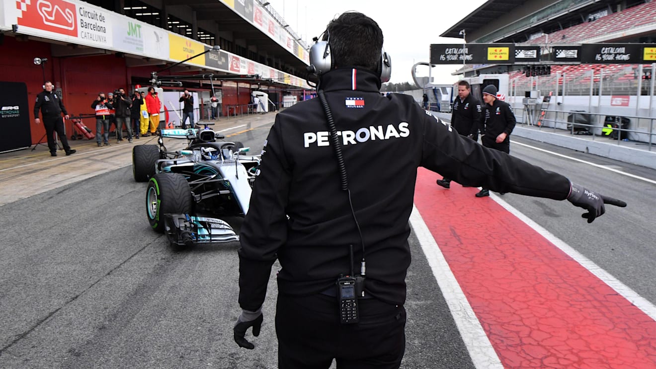 Valtteri Bottas (FIN) Mercedes-AMG F1 W09 EQ Power+ at Formula One Testing, Day Two, Barcelona, Spain, 27 February 2018. © Mark Sutton/Sutton Images