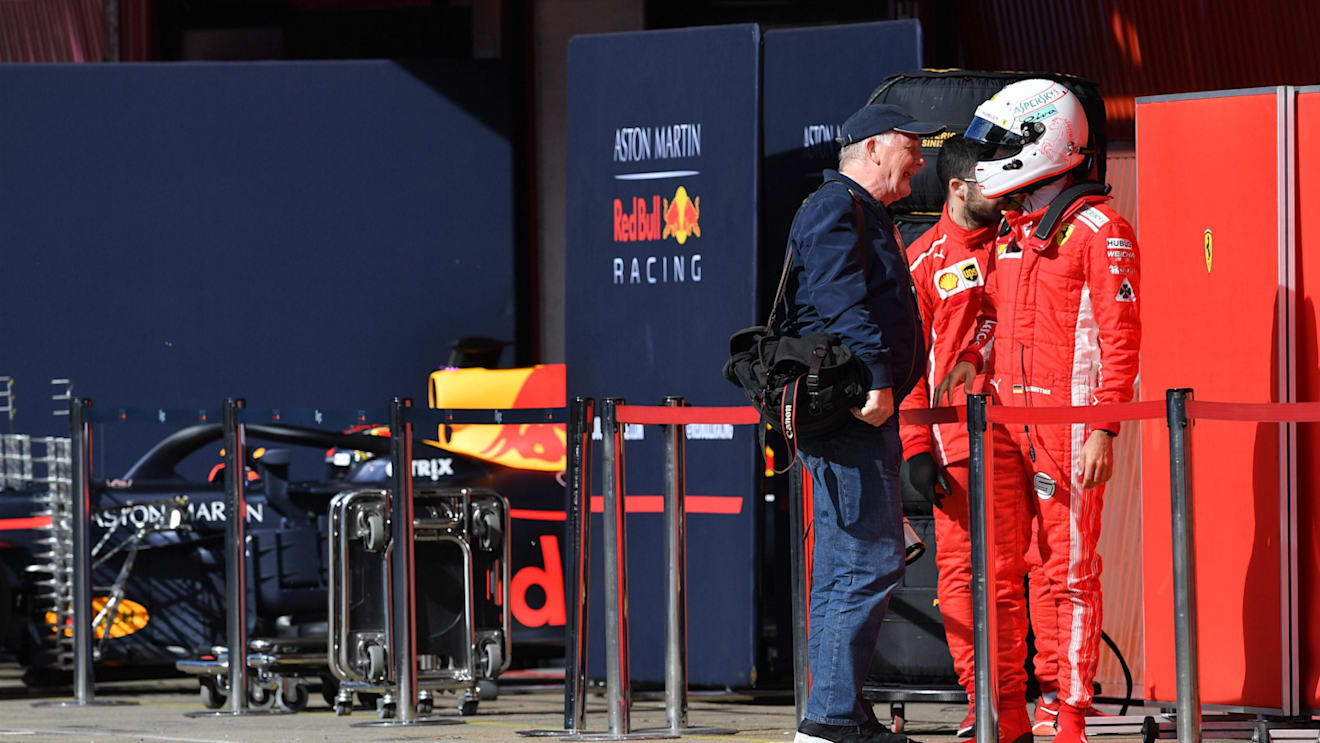 Sebastian Vettel (GER) Ferrari at Formula One Testing, Day One, Barcelona, Spain, Tuesday 15 May 2018. © Jerry Andre/Sutton Images