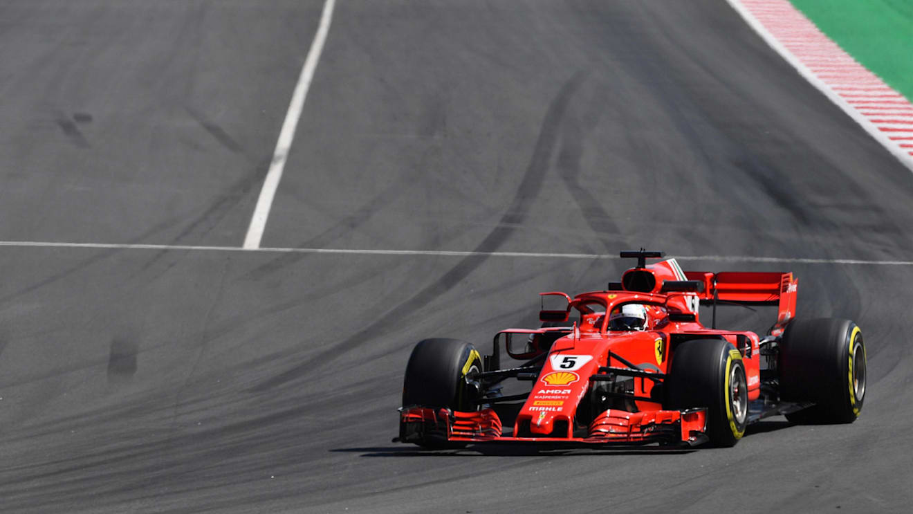 Sebastian Vettel (GER) Ferrari SF-71H at Formula One Testing, Day One, Barcelona, Spain, Tuesday 15 May 2018. © Jerry Andre/Sutton Images