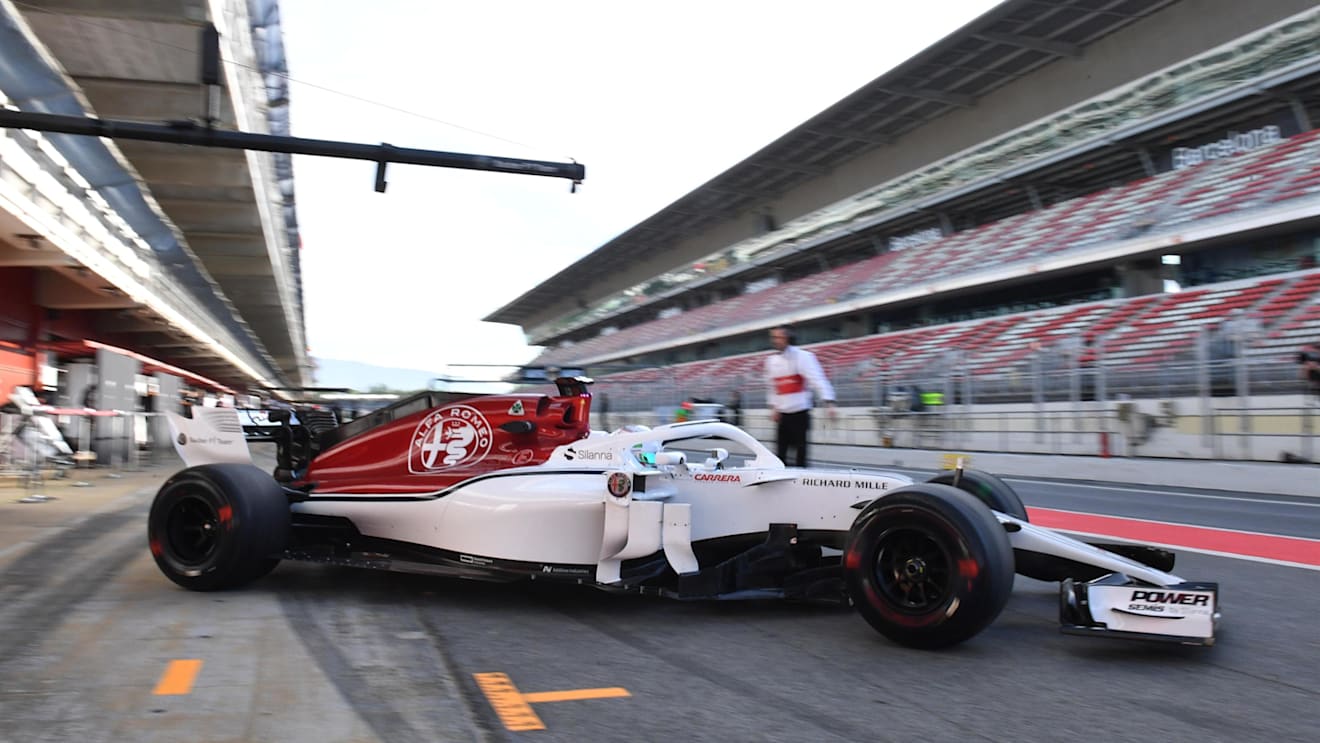 Antonio Giovinazzi (ITA) Alfa Romeo Sauber C37 at Formula One Testing, Day One, Barcelona, Spain, Tuesday 15 May 2018. © Mark Sutton/Sutton Images