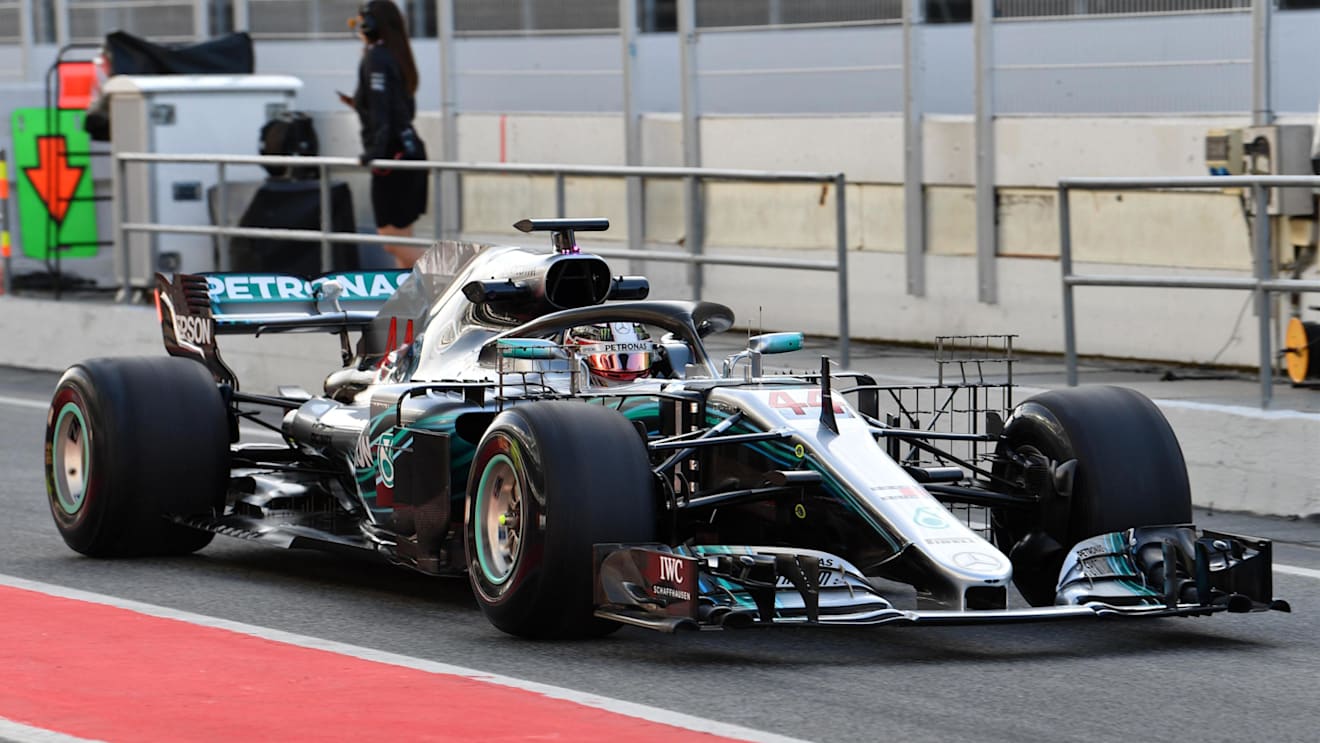 Lewis Hamilton (GBR) Mercedes-AMG F1 W09 EQ Power+ at Formula One Testing, Day One, Barcelona, Spain, Tuesday 15 May 2018. © Mark Sutton/Sutton Images