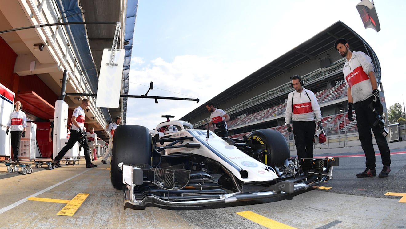 Charles Leclerc (MON) Alfa Romeo Sauber C37 at Formula One Testing, Day Two, Barcelona, Spain, Wednesday 16 May 2018. © Jerry Andre/Sutton Images