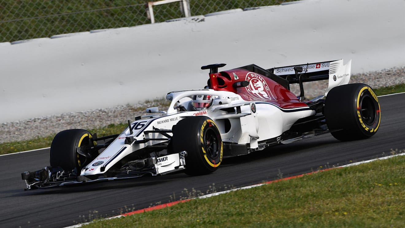 Charles Leclerc (MON) Alfa Romeo Sauber C37 at Formula One Testing, Day Two, Barcelona, Spain, Wednesday 16 May 2018. © Mark Sutton/Sutton Images