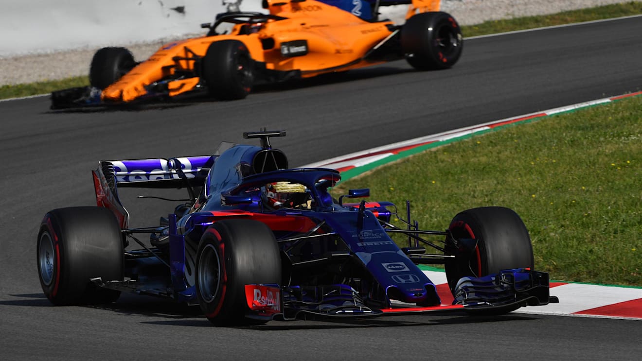 Sean Gelael (INA) Scuderia Toro Rosso STR13 at Formula One Testing, Day Two, Barcelona, Spain, Wednesday 16 May 2018. © Mark Sutton/Sutton Images