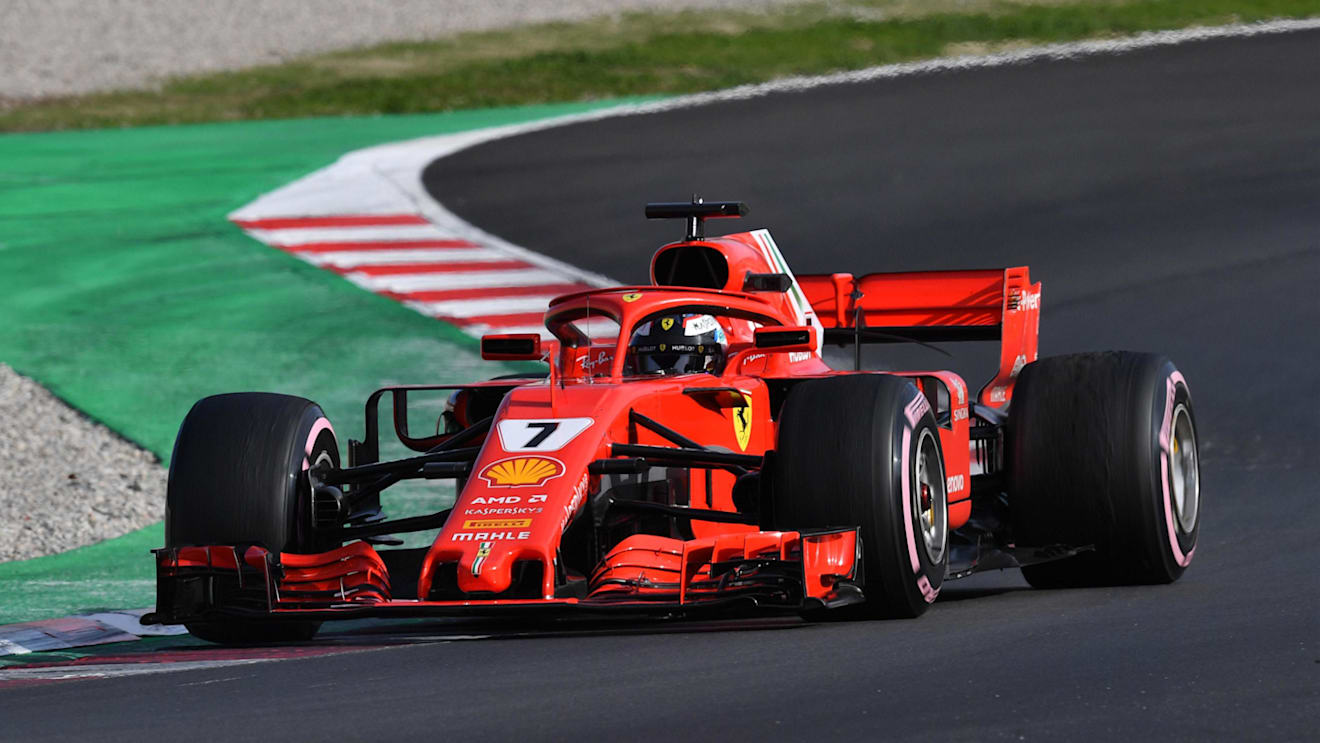 Kimi Raikkonen (FIN) Ferrari SF-71H at Formula One Testing, Day Four, Barcelona, Spain, 9 March 2018. © Mark Sutton/Sutton Images
